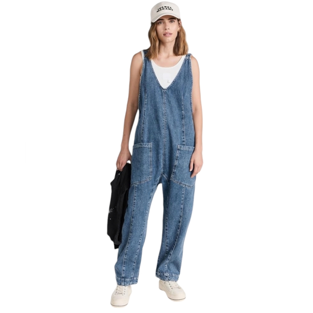 free people we the free women's high roller jumpsuit size S
